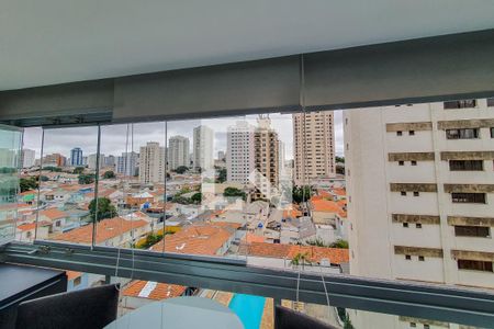 varanda vista sala de apartamento à venda com 2 quartos, 54m² em Ipiranga, São Paulo