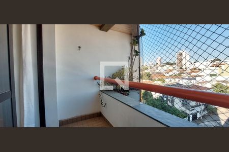Varanda da sala  de apartamento à venda com 2 quartos, 82m² em Vila Valparaiso, Santo André