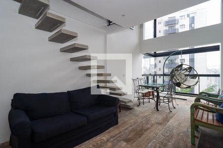 Sala de apartamento para alugar com 2 quartos, 90m² em Vila Andrade, São Paulo