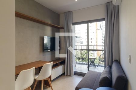 Sala de apartamento para alugar com 1 quarto, 36m² em Consolação, São Paulo