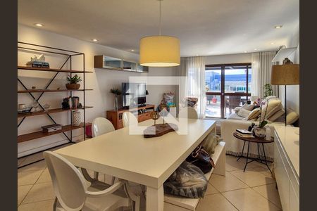 Sala de Jantar de apartamento à venda com 3 quartos, 166m² em Recreio dos Bandeirantes, Rio de Janeiro