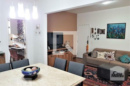 Sala  de apartamento à venda com 3 quartos, 130m² em Coracao de Jesus, Belo Horizonte