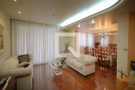 Sala de apartamento à venda com 3 quartos, 152m² em Lourdes, Belo Horizonte