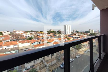 Varanda da Sala de apartamento à venda com 1 quarto, 33m² em Parque Industrial, Campinas