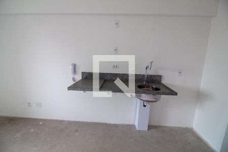 Cozinha de kitnet/studio à venda com 1 quarto, 23m² em Chácara Santo Antônio (zona Sul), São Paulo