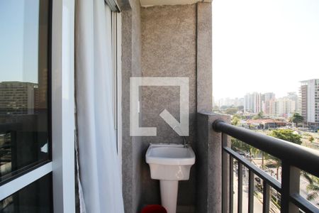 Varanda  de apartamento para alugar com 1 quarto, 28m² em Indianópolis, São Paulo