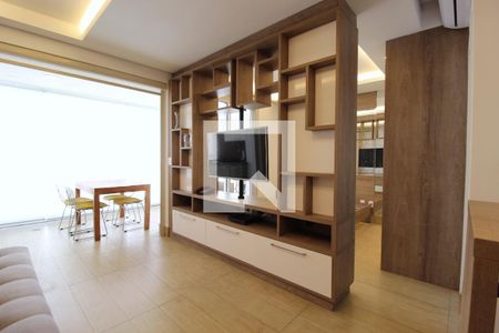 Sala/Cozinha de apartamento à venda com 1 quarto, 43m² em Vila Olímpia, São Paulo