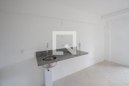 Cozinha de apartamento à venda com 1 quarto, 23m² em Chácara Santo Antônio (zona Sul), São Paulo