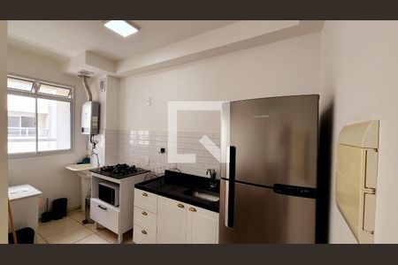 Cozinha e Área de Serviço de apartamento para alugar com 2 quartos, 44m² em Ponte Sao Joao, Jundiaí