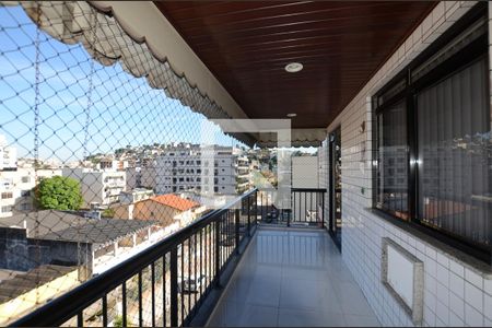 Varanda da Sala de apartamento à venda com 4 quartos, 114m² em Brás de Pina, Rio de Janeiro