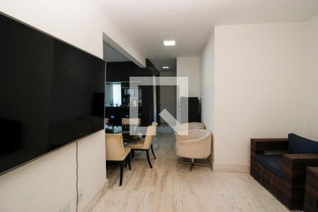 Sala de apartamento à venda com 3 quartos, 123m² em União, Belo Horizonte
