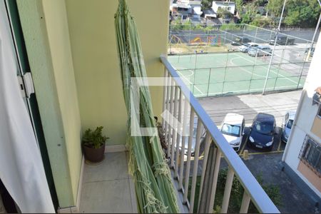 Varanda da Sala de apartamento à venda com 2 quartos, 50m² em Taquara, Rio de Janeiro