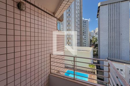 Varanda da Sala de apartamento à venda com 2 quartos, 59m² em Carmo, Belo Horizonte