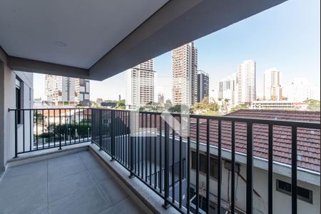 Varanda da Sala de apartamento à venda com 3 quartos, 91m² em Jardim das Acacias, São Paulo