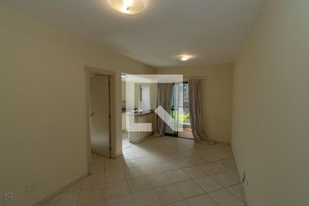 Sala de Estar/Jantar  de apartamento para alugar com 1 quarto, 58m² em Cambuí, Campinas