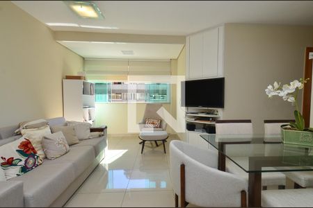 Sala de apartamento à venda com 2 quartos, 62m² em Funcionários, Belo Horizonte