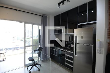 Sala/ Cozinha de apartamento à venda com 1 quarto, 40m² em Paraíso, São Paulo