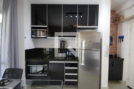 Sala/ Cozinha de apartamento à venda com 1 quarto, 40m² em Paraíso, São Paulo