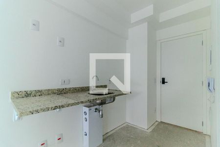 Cozinha de kitnet/studio à venda com 1 quarto, 24m² em Santa Ifigênia, São Paulo