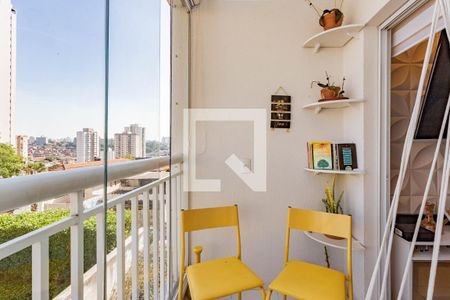 Varanda da Sala de apartamento à venda com 2 quartos, 69m² em Vila Vera, São Paulo