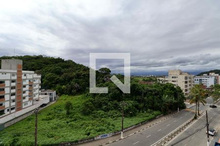 Vista da Sala  de apartamento para alugar com 3 quartos, 98m² em Jardim Asturias, Guarujá