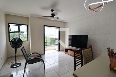 Sala de apartamento para alugar com 3 quartos, 98m² em Jardim Asturias, Guarujá