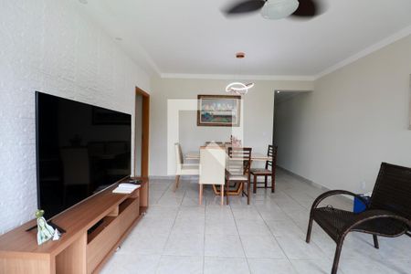 Sala de apartamento para alugar com 3 quartos, 98m² em Jardim Asturias, Guarujá