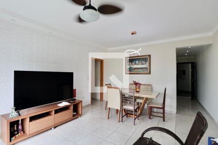 Sala de apartamento para alugar com 3 quartos, 98m² em Jardim Asturias, Guarujá