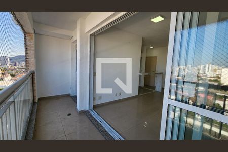 Varanda da Sala de apartamento para alugar com 2 quartos, 75m² em Vila Matias, Santos