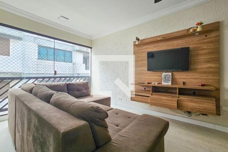 Sala de apartamento para alugar com 2 quartos, 60m² em Parque Enseada, Guarujá