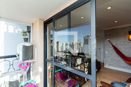 Varanda da Sala de apartamento à venda com 3 quartos, 95m² em Indianópolis, São Paulo