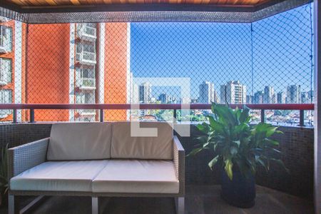 Varanda de apartamento para alugar com 3 quartos, 119m² em Chácara Inglesa, São Paulo