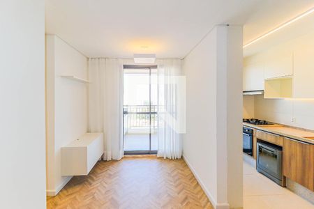 Sala de apartamento para alugar com 2 quartos, 59m² em Chácara Santo Antônio (zona Sul), São Paulo