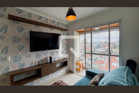 Sala - Sala de Jantar  de apartamento à venda com 3 quartos, 60m² em Vila Scarpelli, Santo André