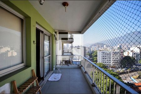 Varanda da Sala de apartamento à venda com 1 quarto, 64m² em Maracanã, Rio de Janeiro