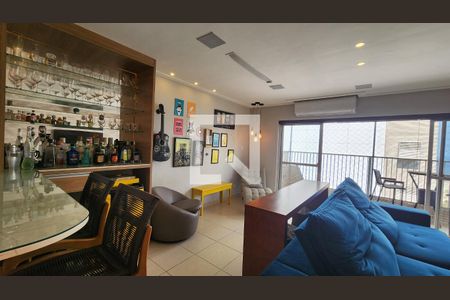 Detalhe Sala de apartamento para alugar com 3 quartos, 146m² em José Menino, Santos
