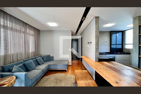 Sala de apartamento à venda com 2 quartos, 70m² em Cruzeiro, Belo Horizonte