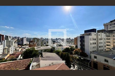 Varanda vista de apartamento à venda com 2 quartos, 70m² em Cruzeiro, Belo Horizonte