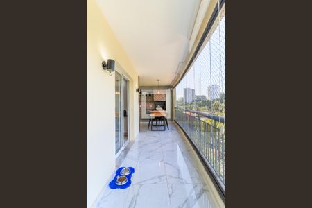 Varanda Gourmet de apartamento para alugar com 4 quartos, 184m² em Santo Amaro, São Paulo