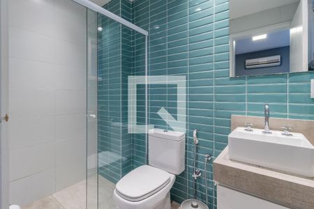 Banheiro de apartamento para alugar com 1 quarto, 44m² em Moinhos de Vento, Porto Alegre