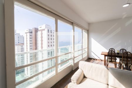 Sala de apartamento para alugar com 4 quartos, 131m² em Pitangueiras, Guarujá
