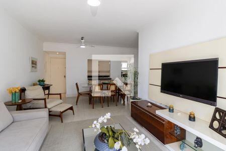 Sala de apartamento para alugar com 3 quartos, 140m² em Balneario Cidade Atlantica, Guarujá