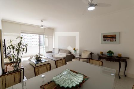 Sala de apartamento para alugar com 3 quartos, 140m² em Balneario Cidade Atlantica, Guarujá