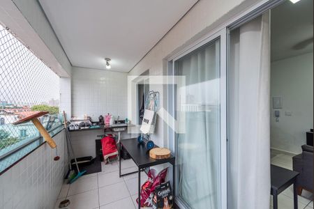 Varanda Sala de apartamento para alugar com 1 quarto, 43m² em Macuco, Santos