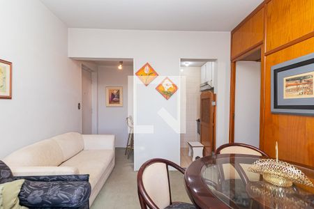 Sala de apartamento à venda com 1 quarto, 50m² em Morro dos Ingleses, São Paulo