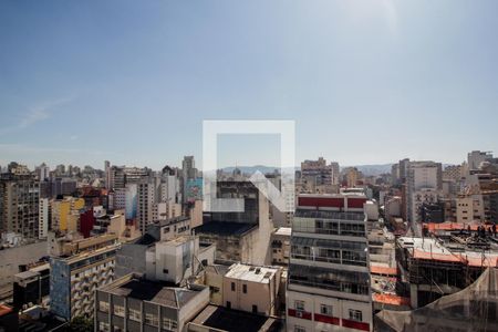 Vista da Varanda de kitnet/studio para alugar com 1 quarto, 21m² em República, São Paulo