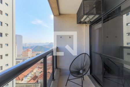 Varanda da Sala de apartamento para alugar com 1 quarto, 44m² em Vila Congonhas, São Paulo