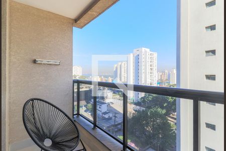 Varanda da Sala de apartamento para alugar com 1 quarto, 44m² em Vila Congonhas, São Paulo