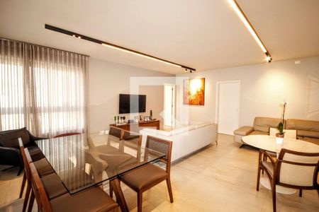 sala de apartamento à venda com 3 quartos, 118m² em Savassi, Belo Horizonte