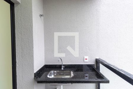 Varanda da Sala de apartamento para alugar com 2 quartos, 42m² em Vila Euthalia, São Paulo